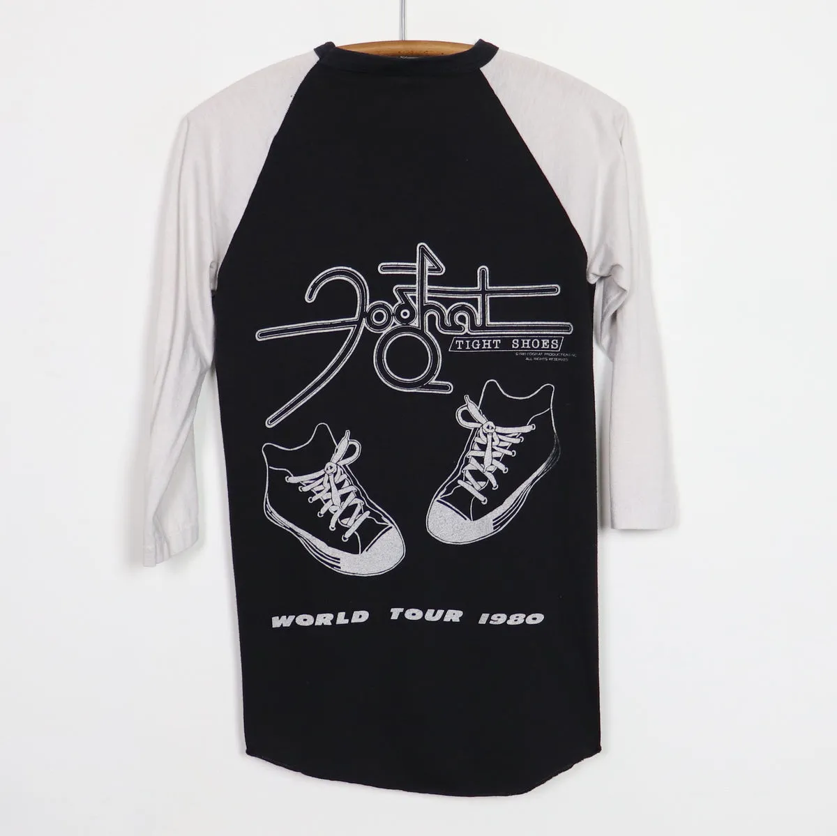 1980 Foghat Tight Shoes World Tour Jersey Shirt