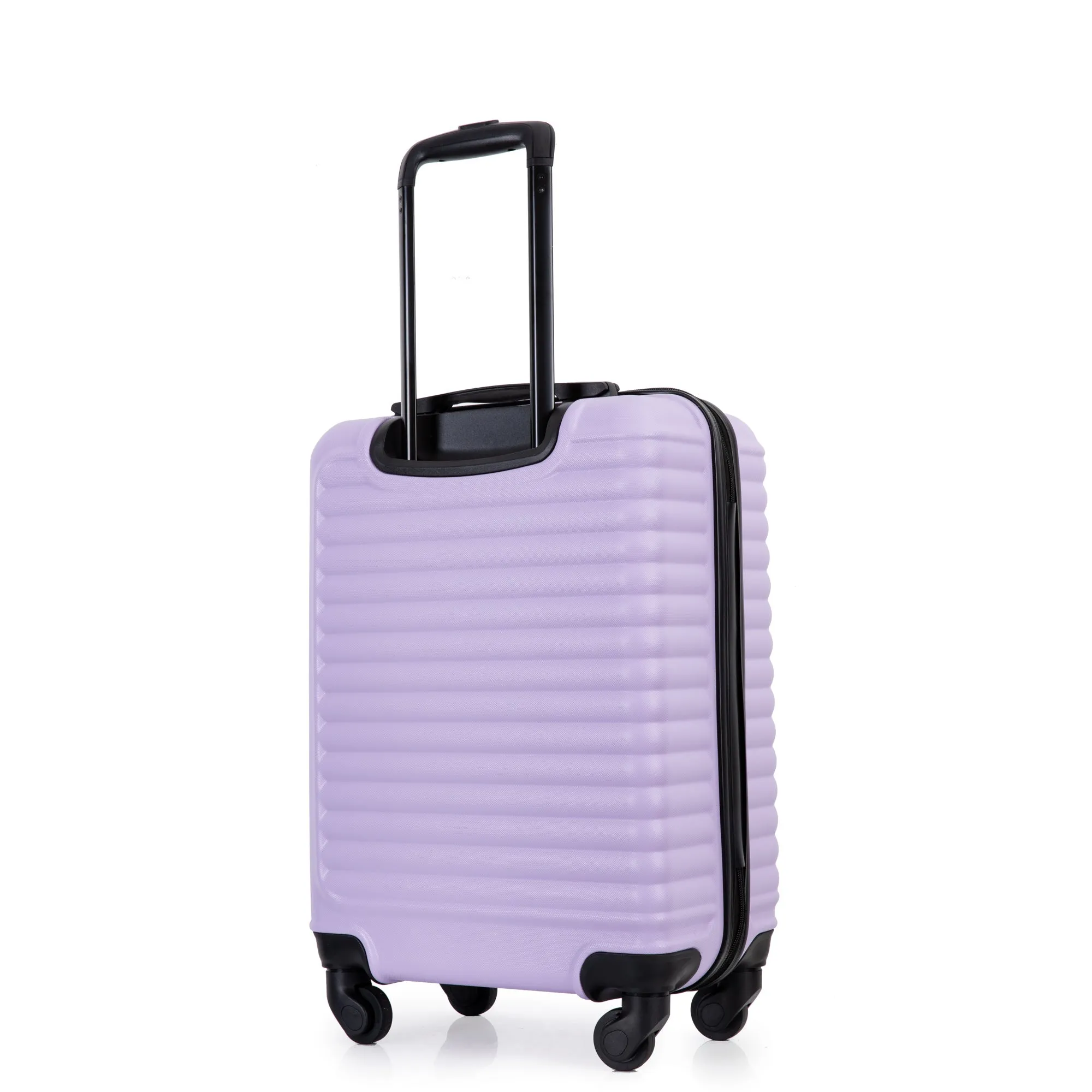 20" Carry on Luggage Lightweight Suitcase, Spinner Wheels, Lavender Purple