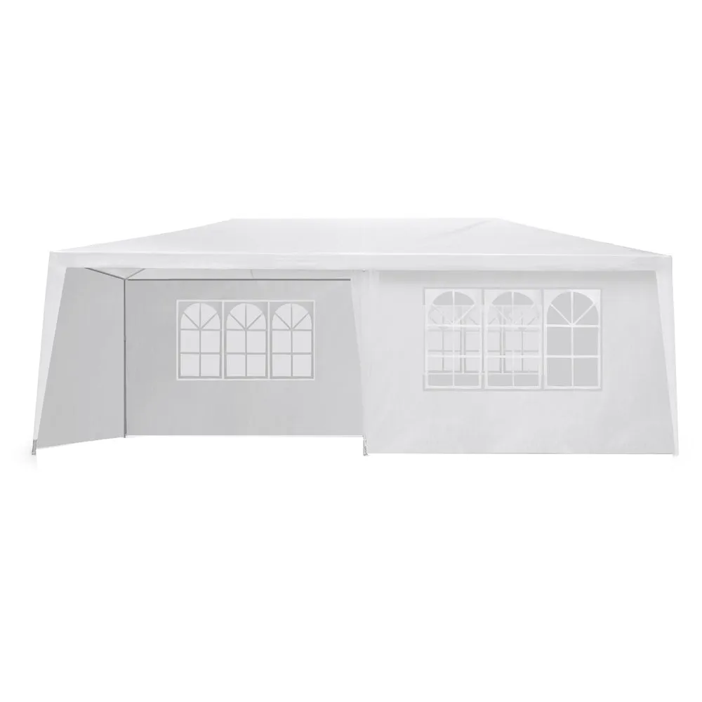 3x6m White Gazebo Party Wedding Event Market Marquee Tent Shade Canopy