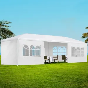 3x9m UV Resistant Outdoor Wedding Gazebo Canopy - Instahut