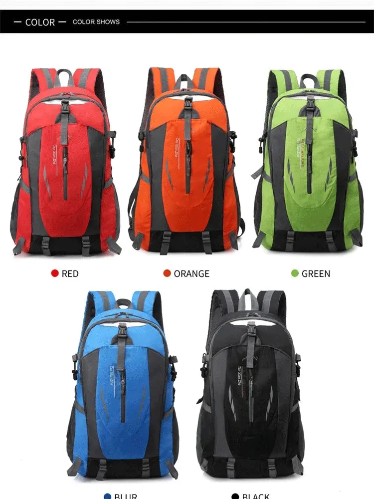 40L Large Backpack Camping Hiking Bag Travel Lightweight Waterproof