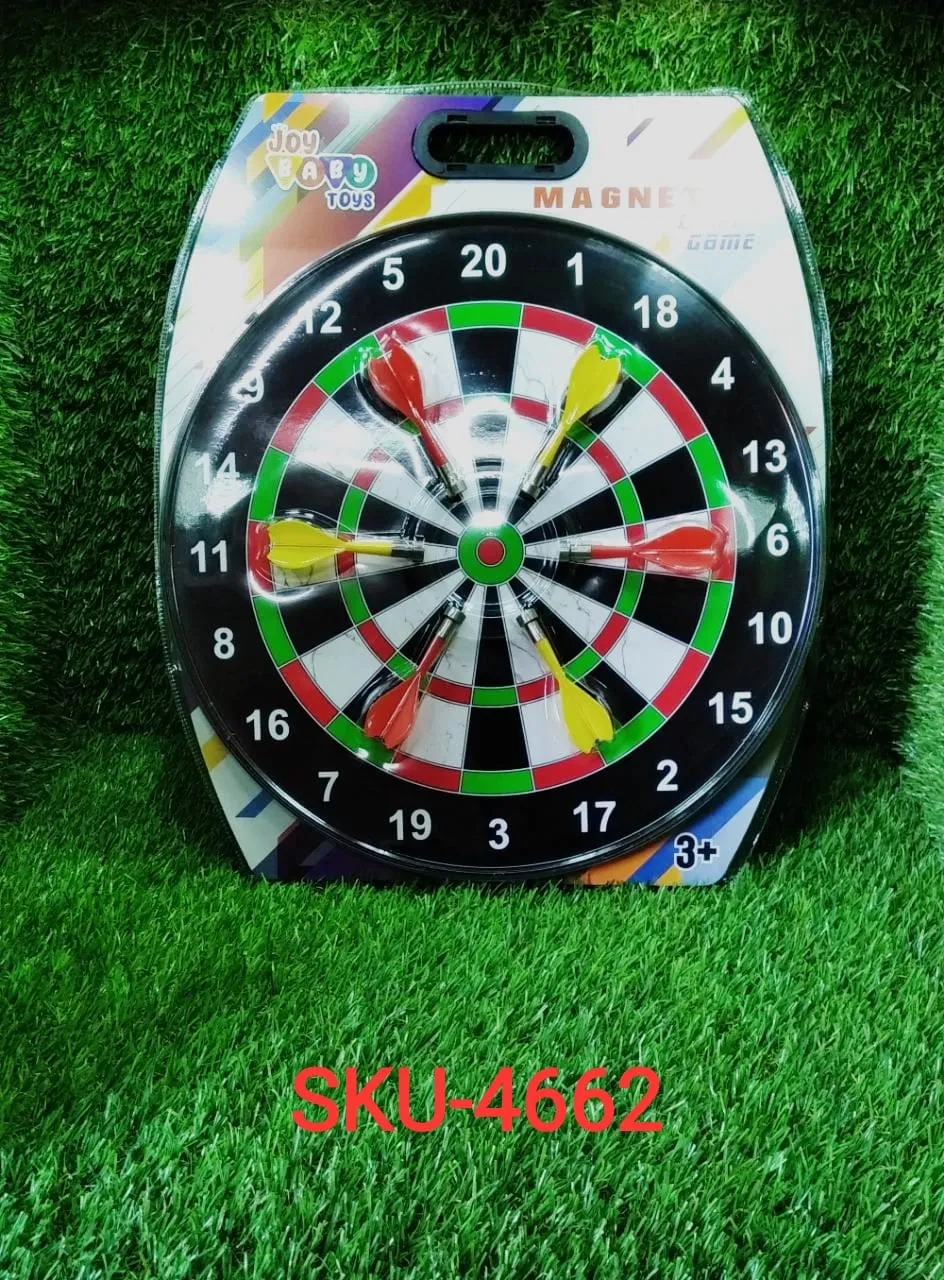 4662 Portable Magnetic Score Dart Board Set