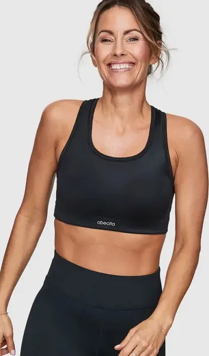 Abecita Mindful Sports Bra Reco Moulded Cups Black | Buy Abecita Mindful Sports Bra Reco Moulded Cups Black here | Outnorth