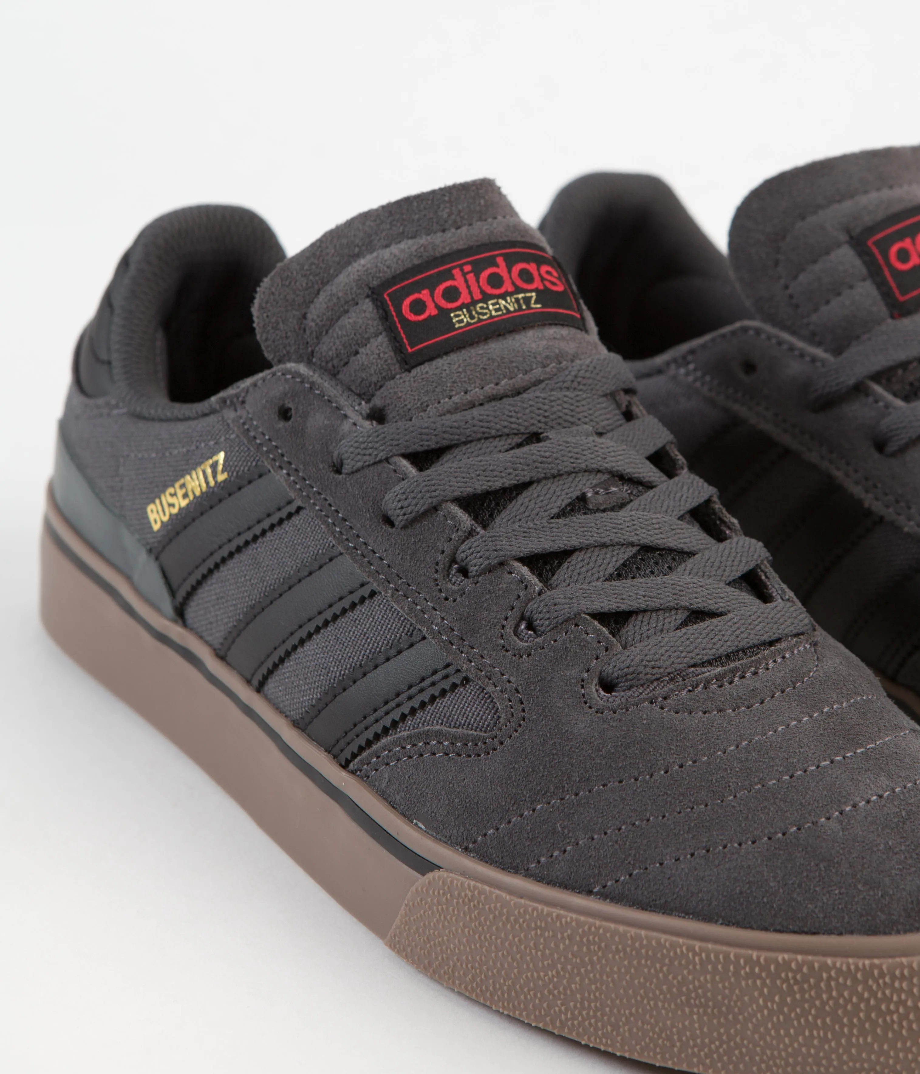 Adidas Busenitz Vulc II Shoes - Grey Six / Core Black / Gum5