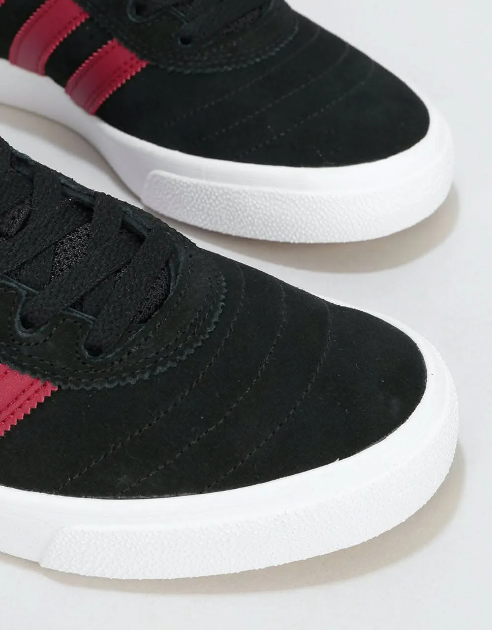 adidas Busenitz Vulc Skate Shoes - Core Black/Collegiate Burgundy/White