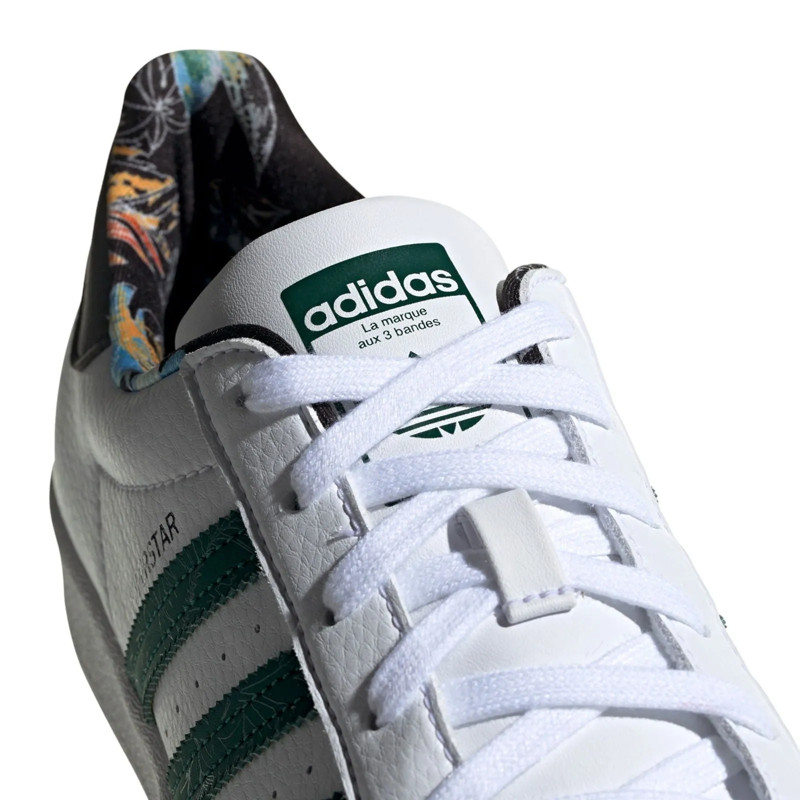 adidas Originals Womens Superstar Shoes - Cloud White Green