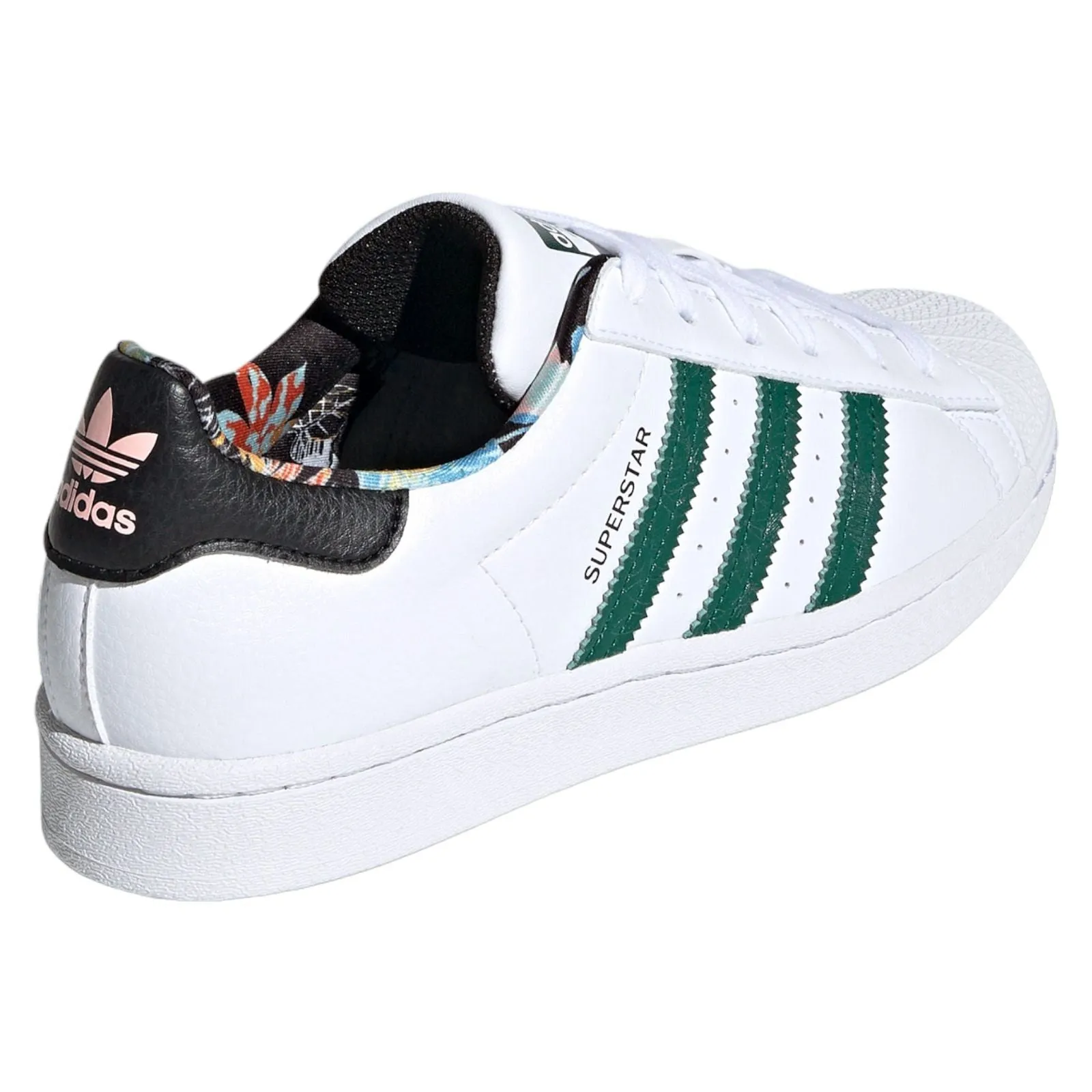 adidas Originals Womens Superstar Shoes - Cloud White Green