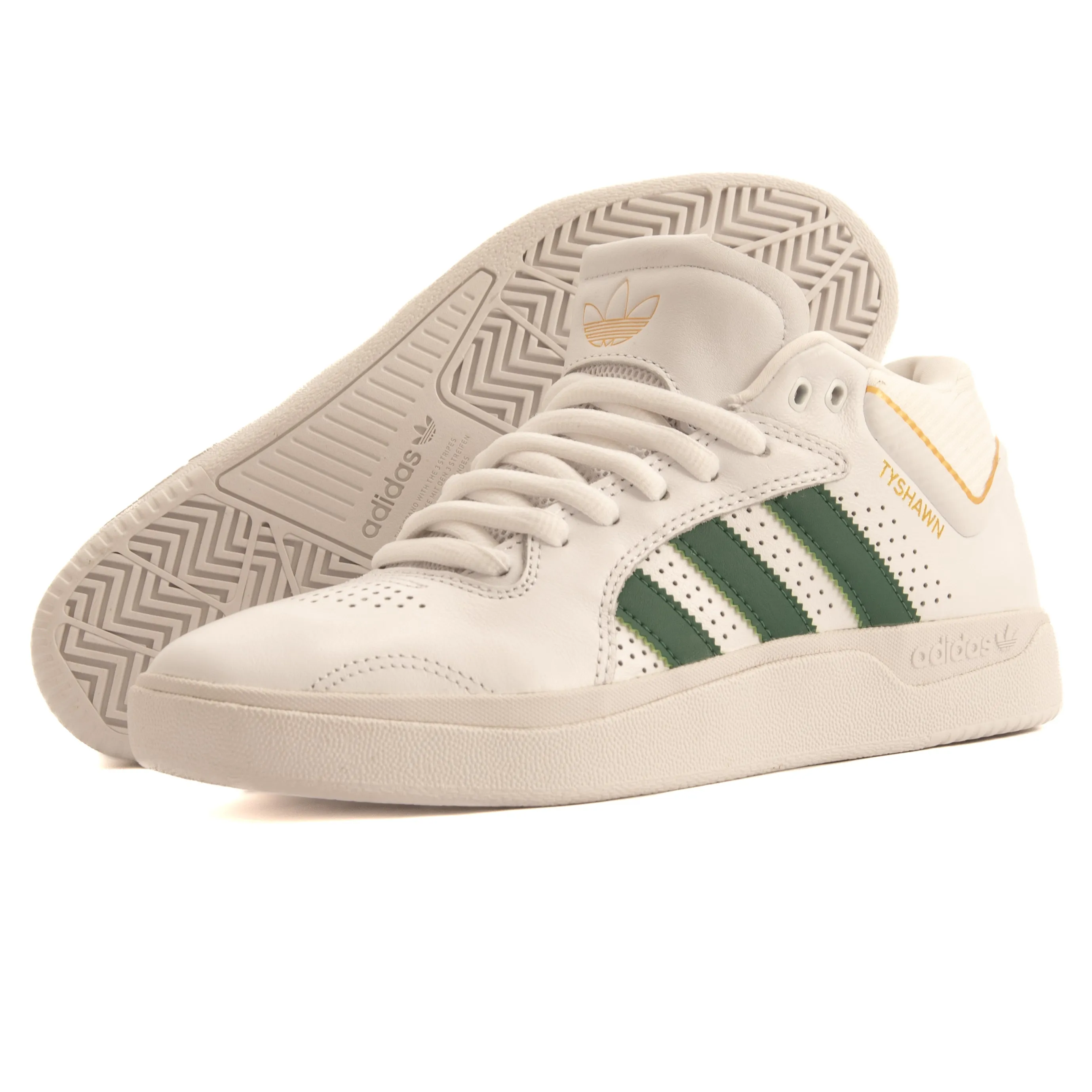 Adidas - Tyshawn (White/Dark Green/Blue Bird)