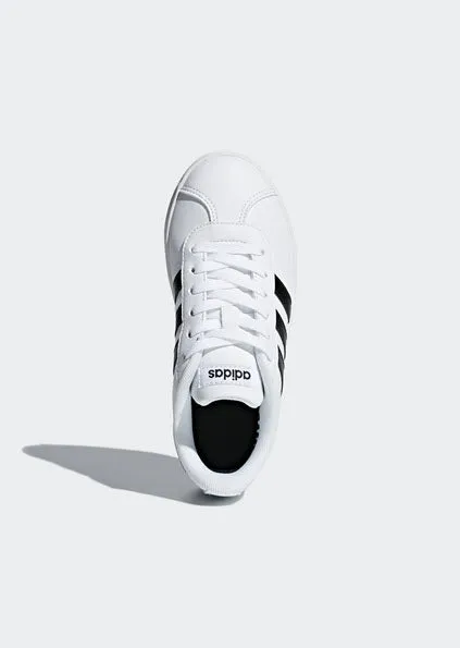 Adidas VL Court 2.0 Kids Shoes White/Black DB1831