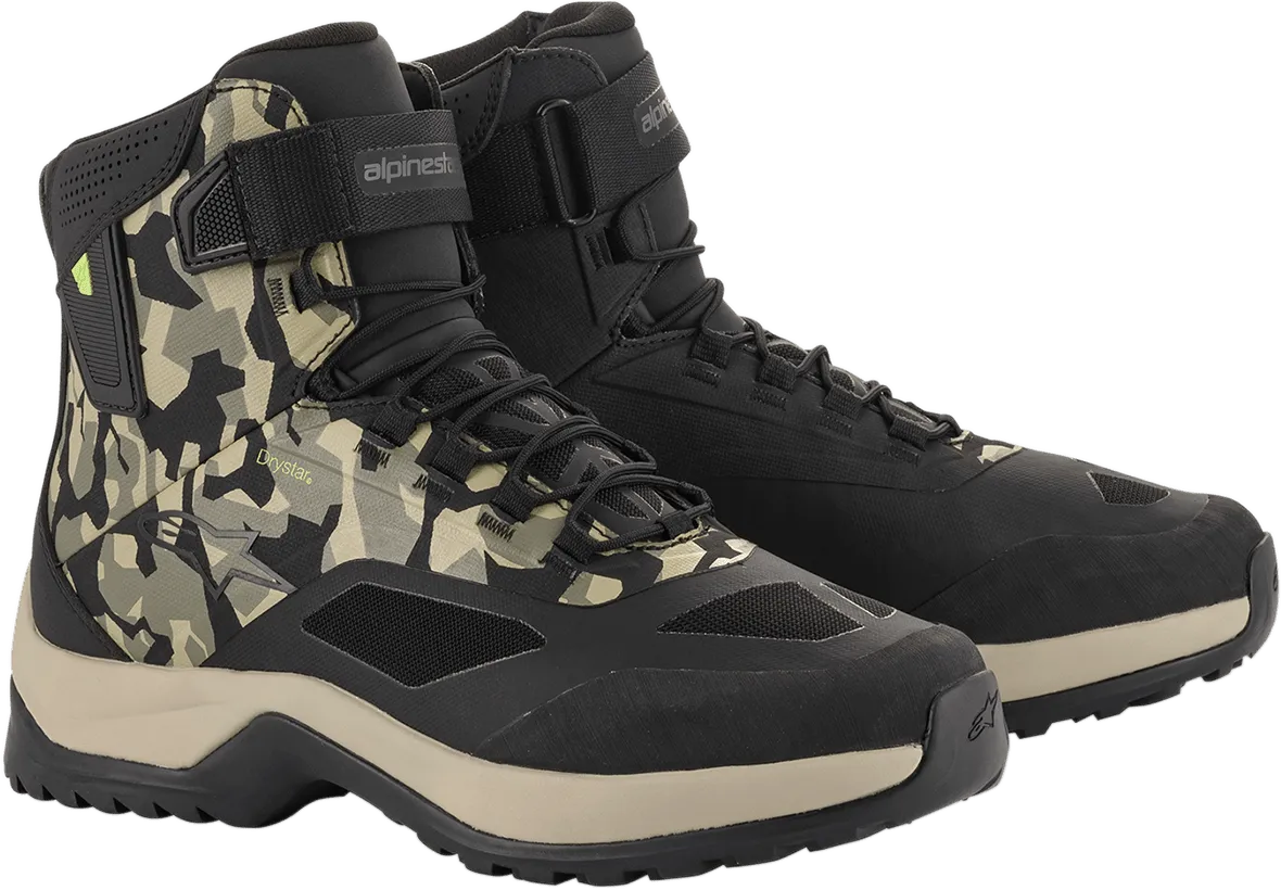 ALPINESTARS CR-6 Drystar? Shoes - Black/Brown/Green - US 11 2611020160911