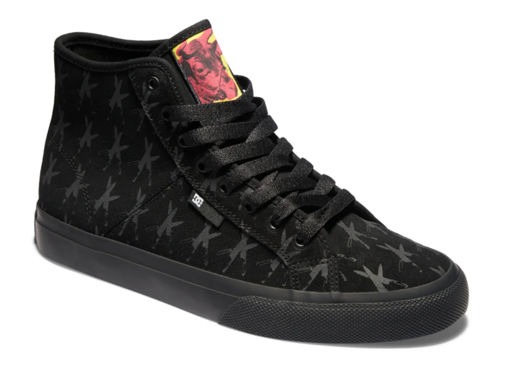 Andy Warhol MANUAL RT Black DC Shoes Men's Manual Hi-Top