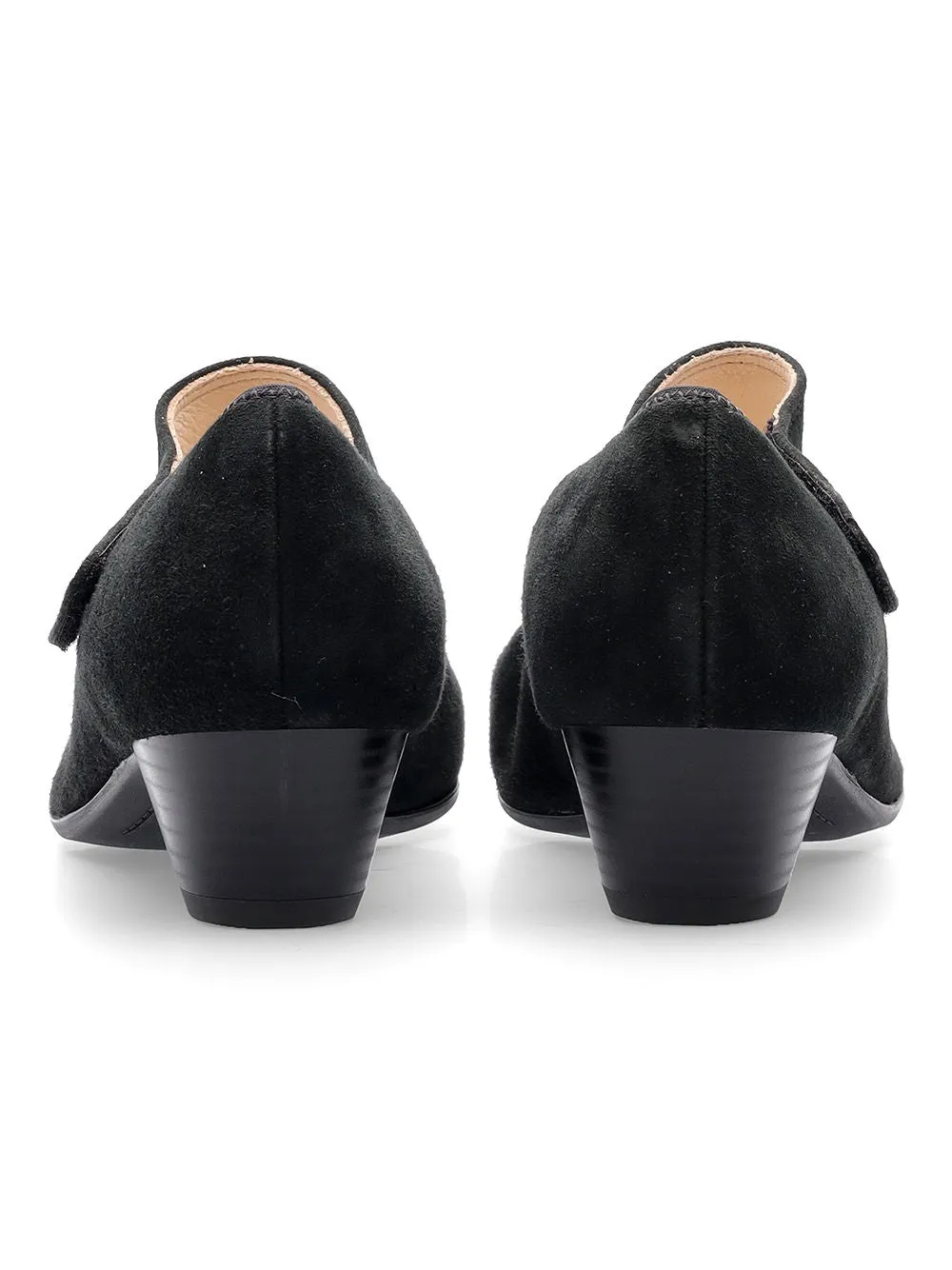 Ara Catania Black Suede Mary Jane Shoe