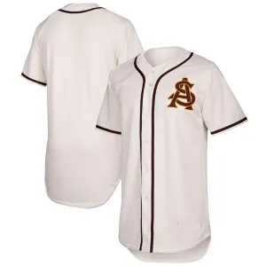 Arizona State Sun Devils Customizable White College Baseball Jersey - 2 Styles Available