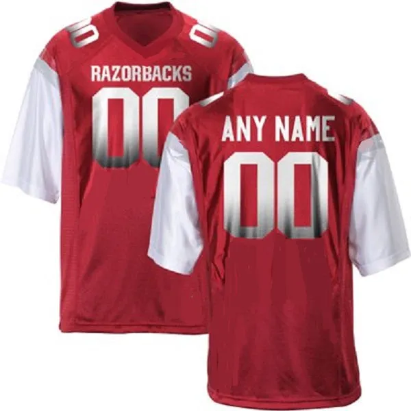 Arkansas Razorbacks Customizable College Style Football Jersey