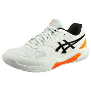 Asics Men's Gel-Dedicate 8 Pickleball - White/Shocking Orange