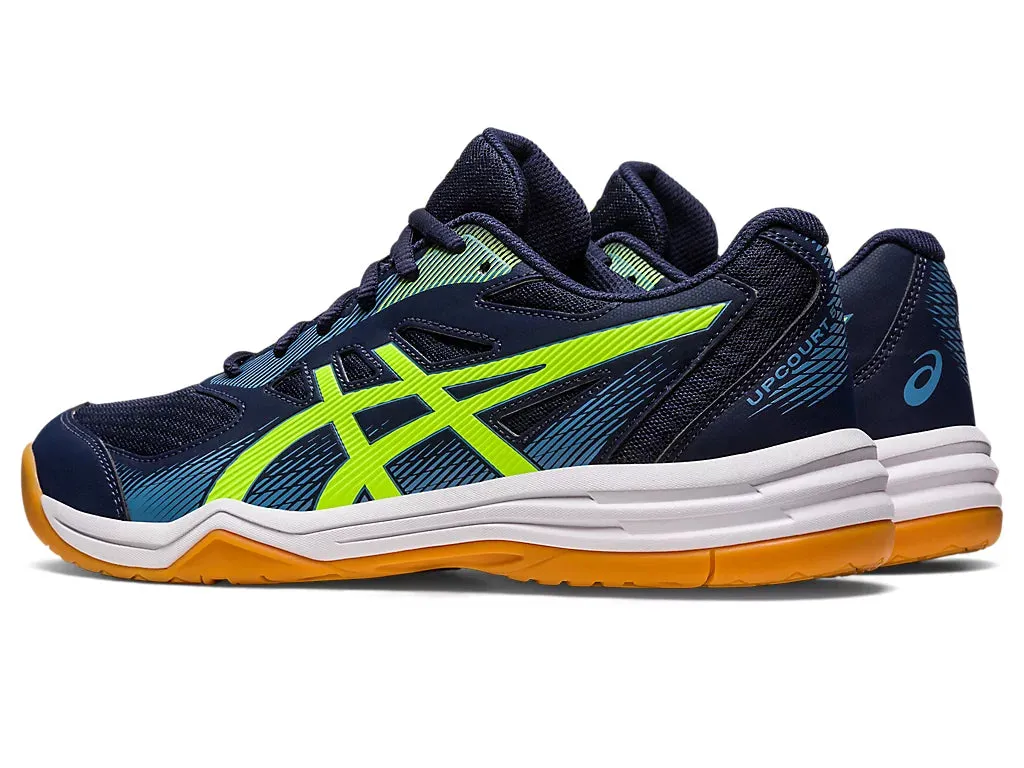 ASICS Upcourt 5 (Midnight/Hazard Green) Men Badminton Shoes