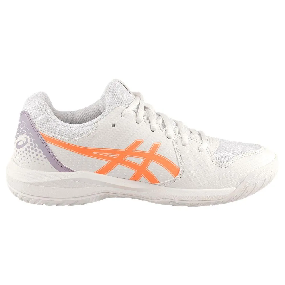 Asics Women's Gel-Dedicate 8 - Pickleball - White/Bright Sunstone