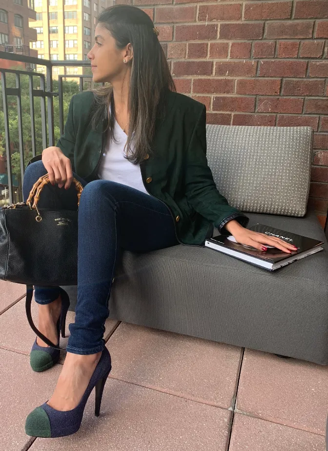 Authentic Chanel Pumps! (Blue/Green)