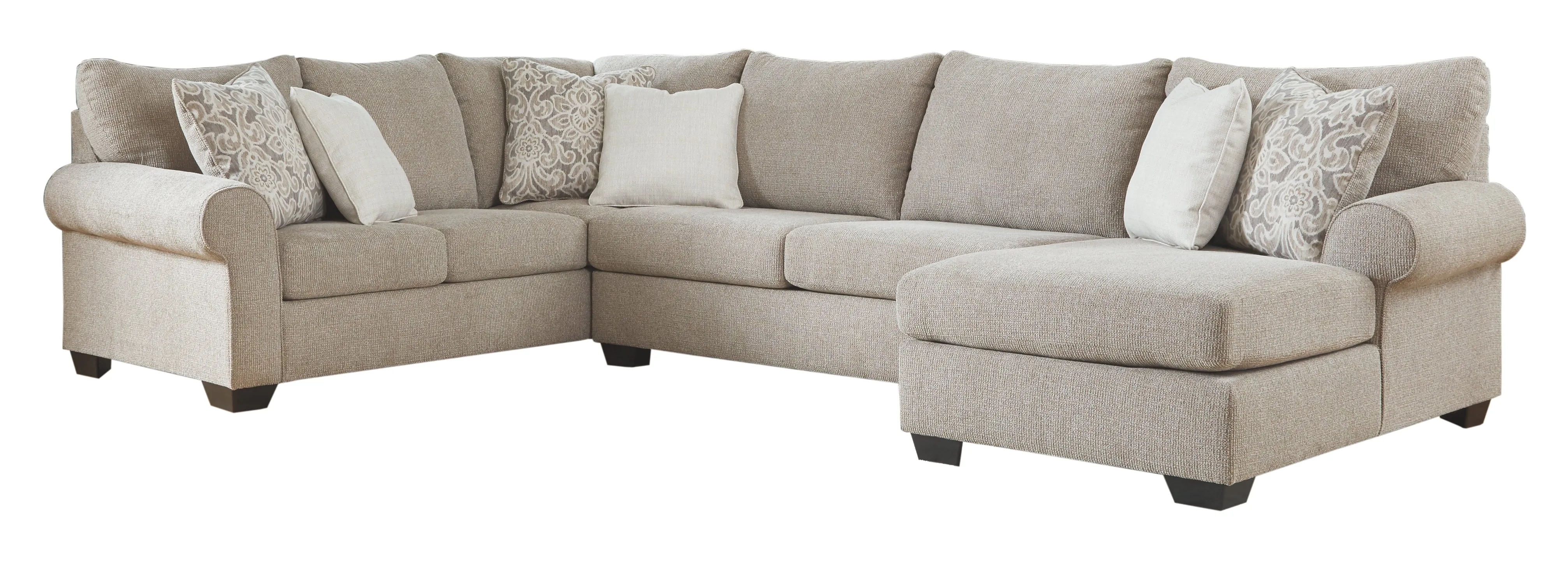 Baranello Benchcraft 3-Piece Sectional with Chaise