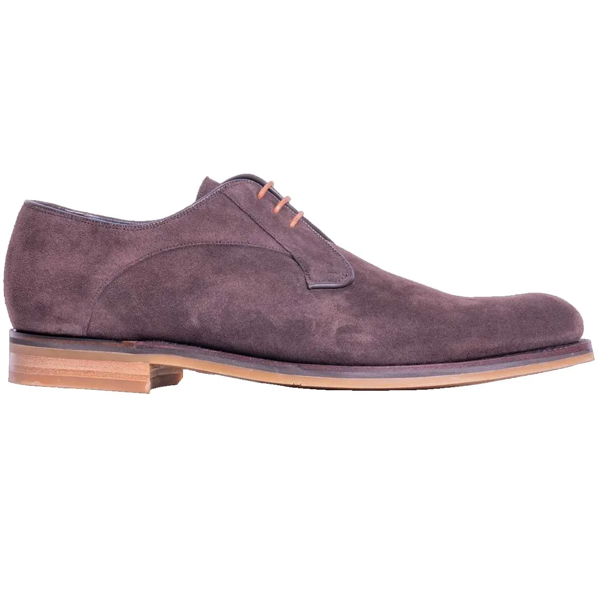 BARKER Derby Shoes - Mens - Bitta Choc Suede