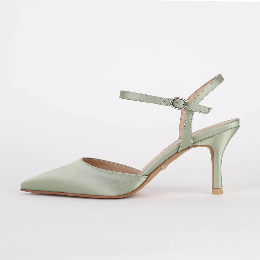 BEYOND - satin slingback