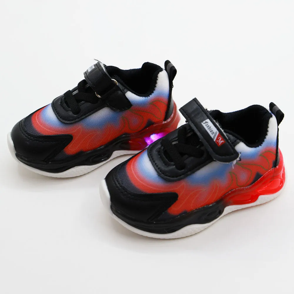 Black Sneakers With LED Light-Up