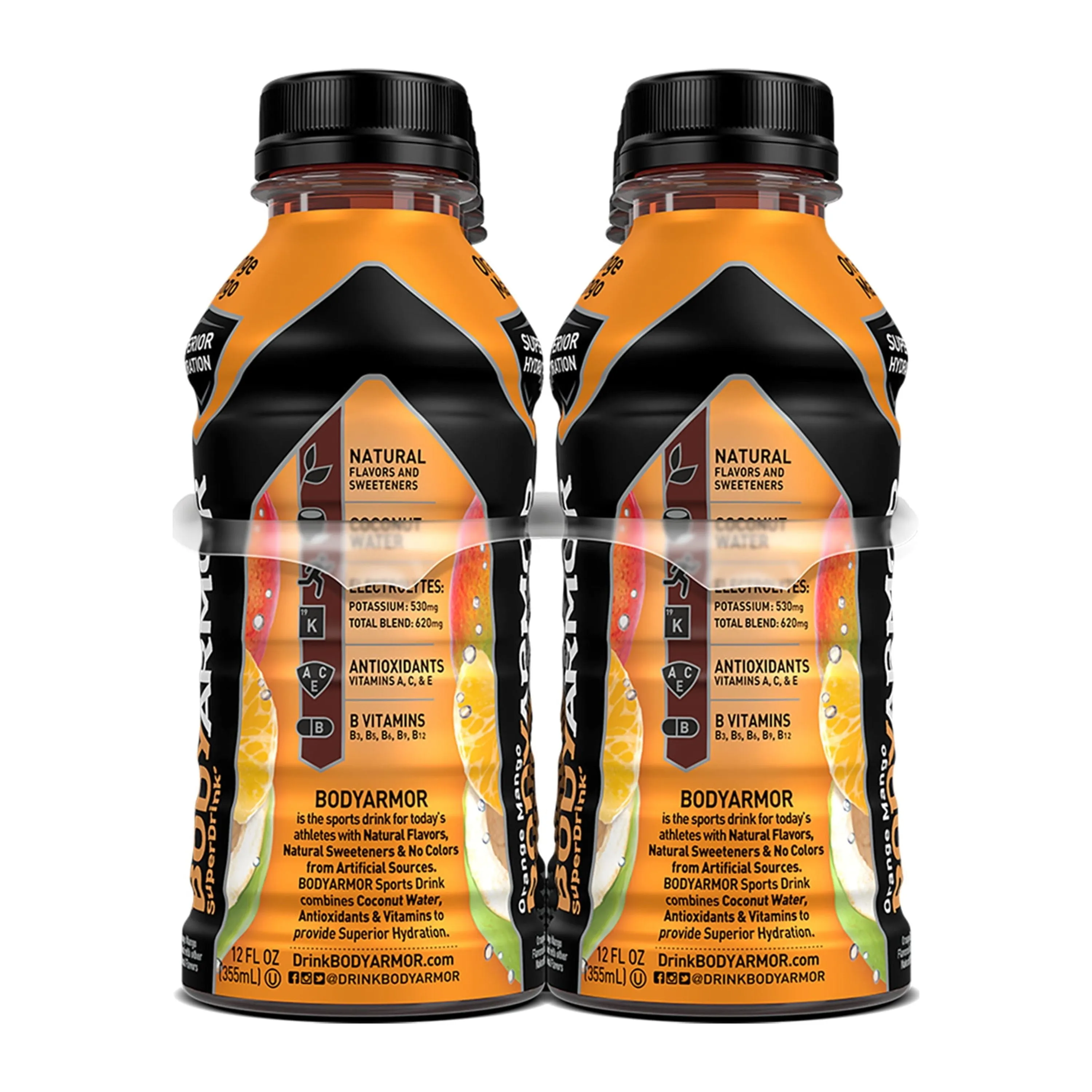 BODYARMOR Sports Drink, Orange Mango, 12 Fl. Oz., 8 count