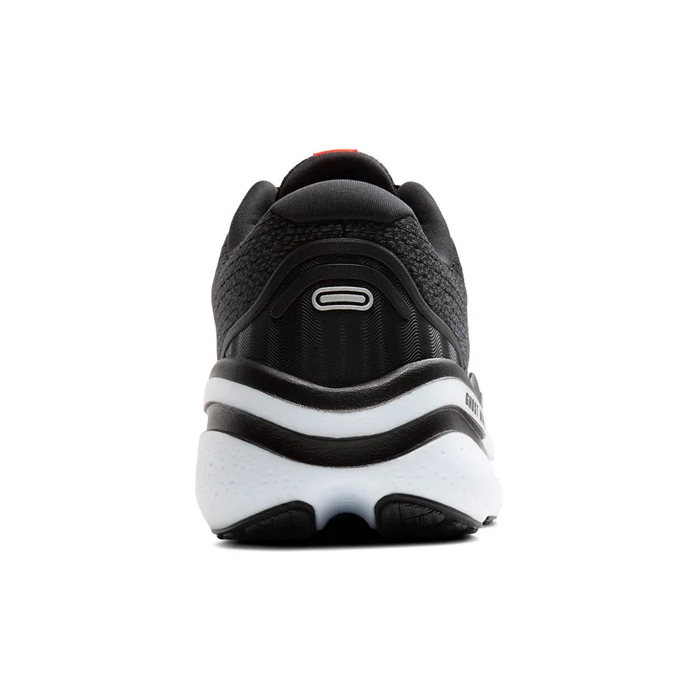 Brooks Ghost Max 2 (Mens) - Black/White/Fiery Red