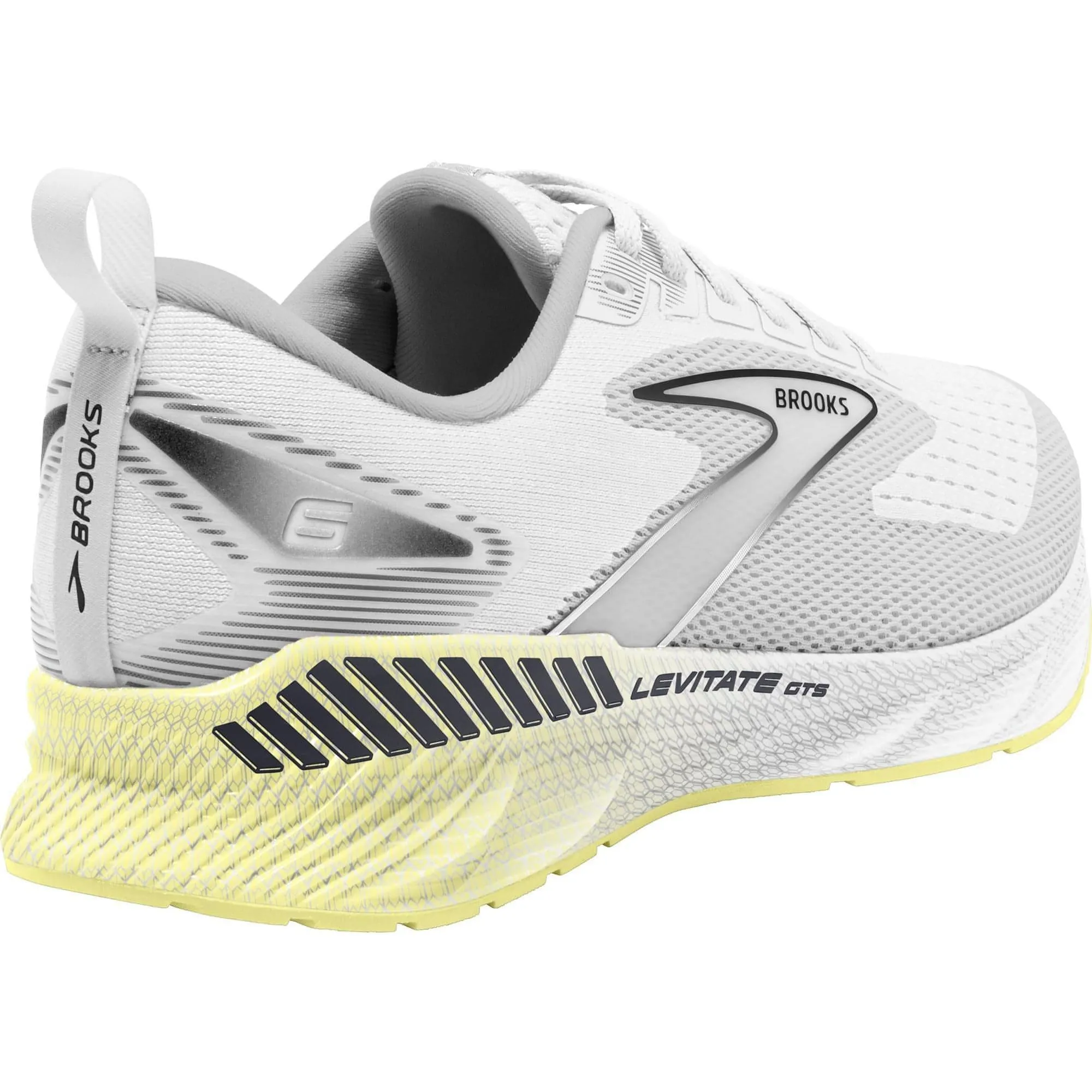 Brooks Levitate GTS 6 Womens Running Shoes - White