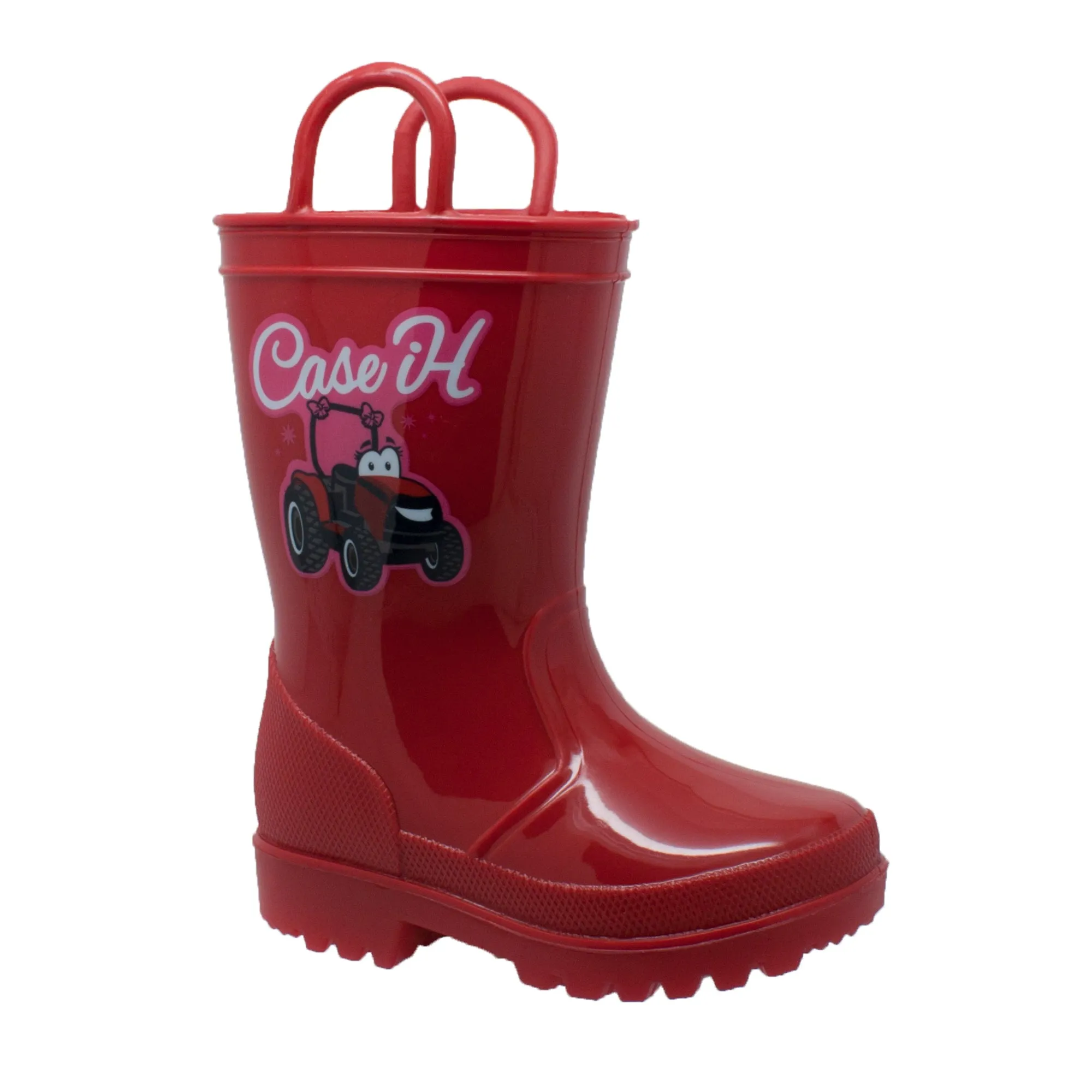 Case IH Kids Girls Red PVC Work Boots