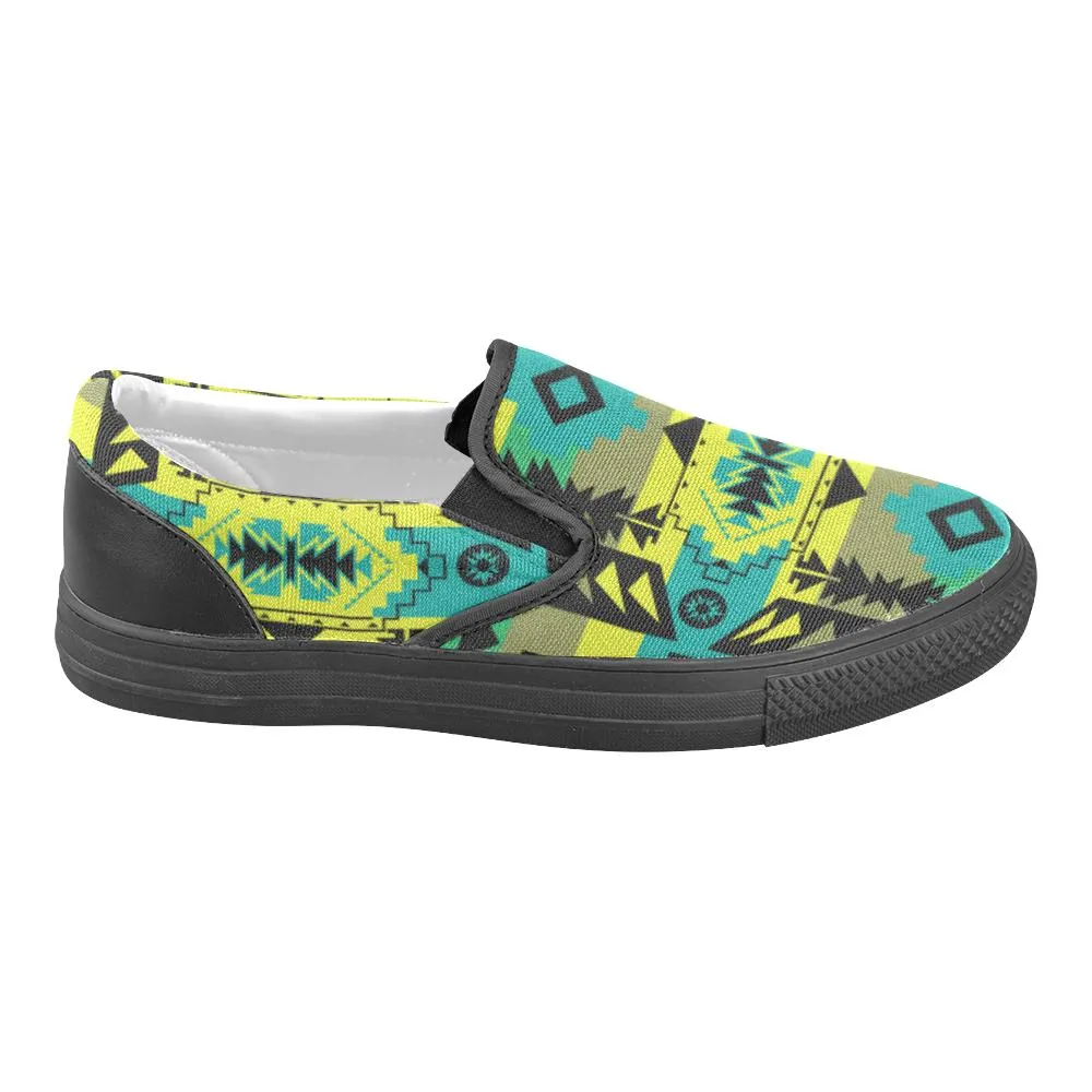 Chiefs Mountain Men's Unusual Slip-on Canvas Shoes