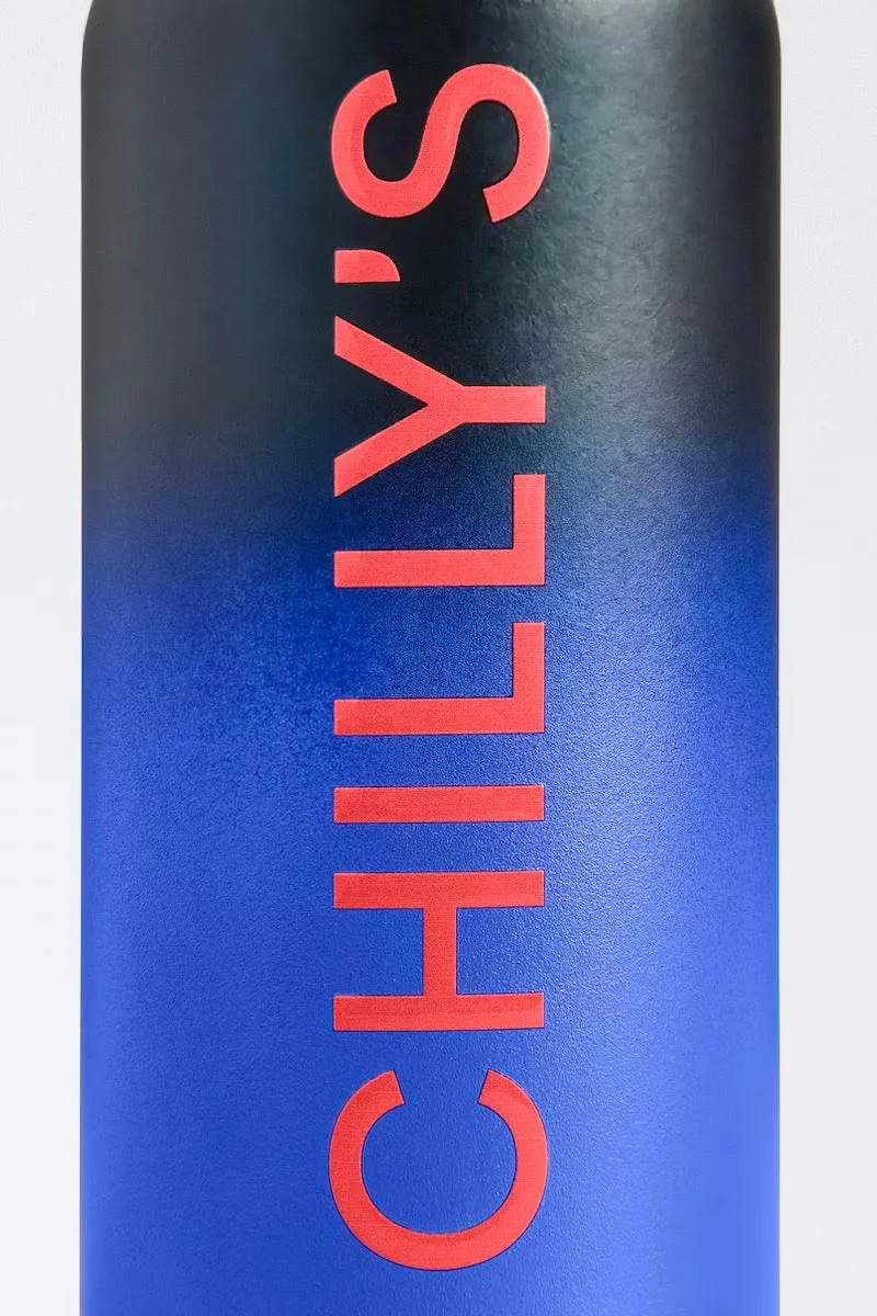 Chilly Series 2 Flip Bottle  500ml - Ombre Blue Black