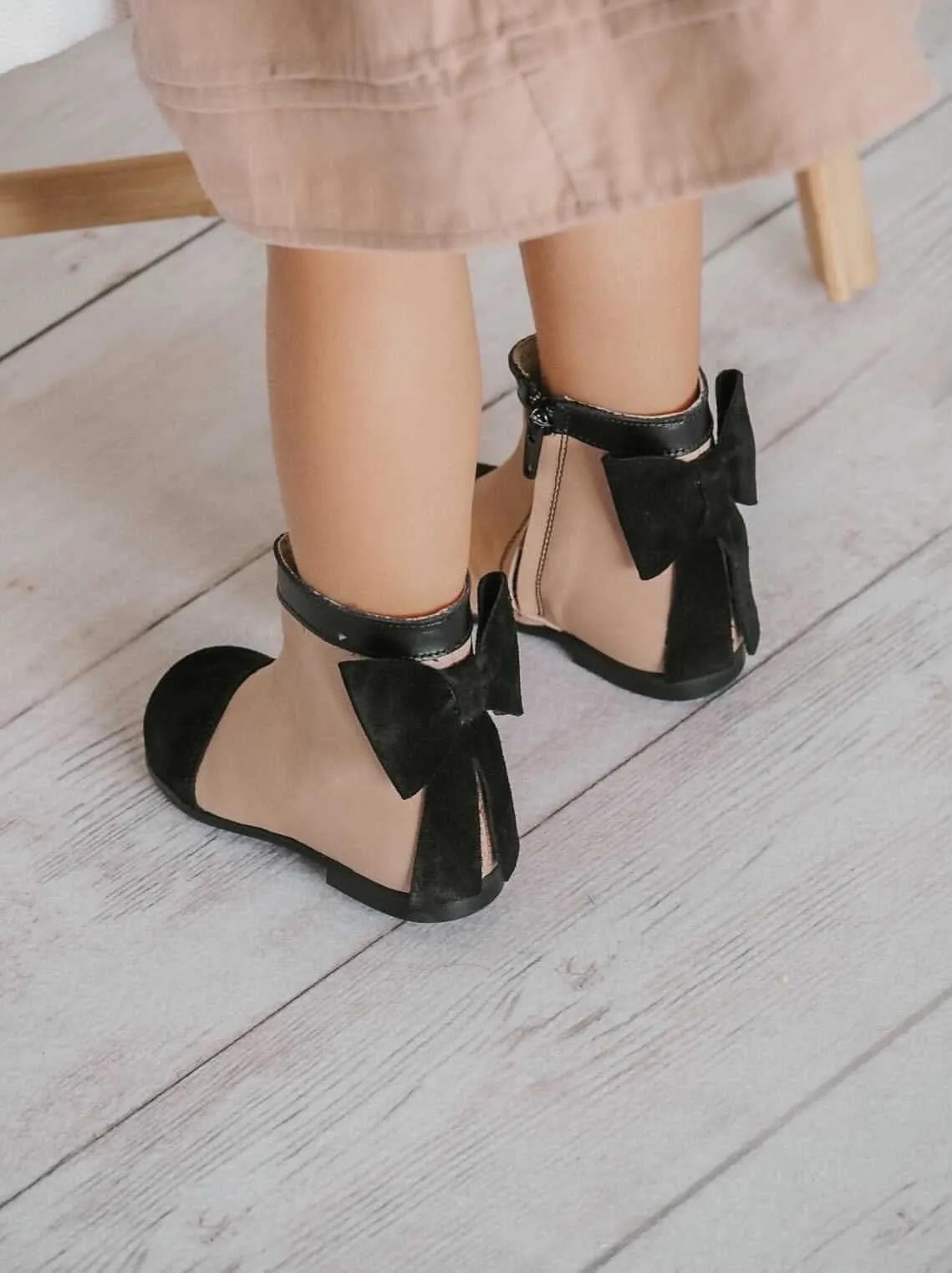 Clara Leather Booties