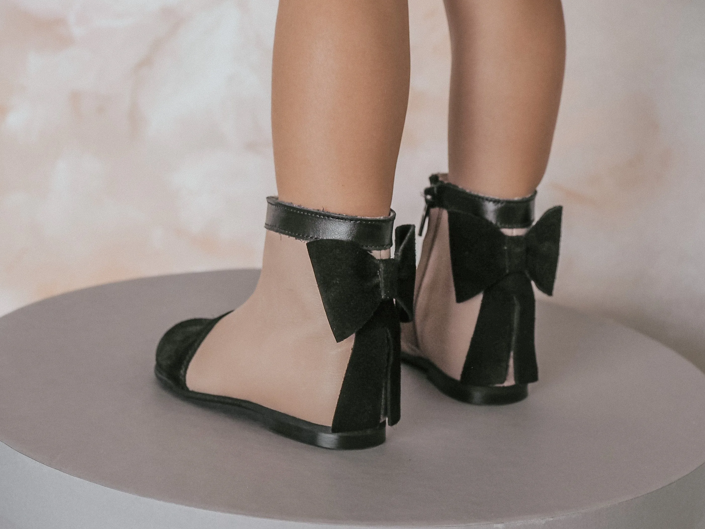 Clara Leather Booties