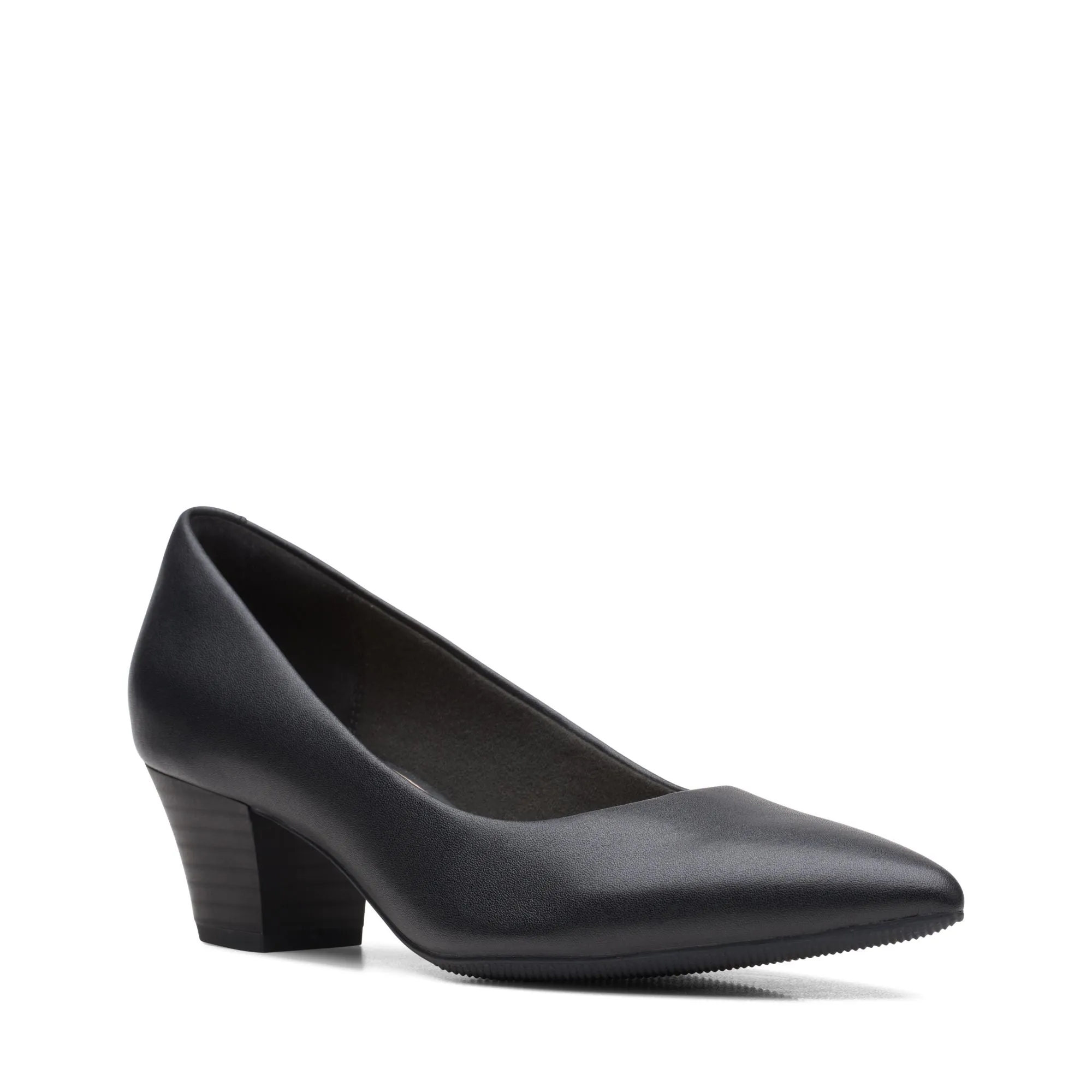 Clarks Women's Teresa Step - Black Leather