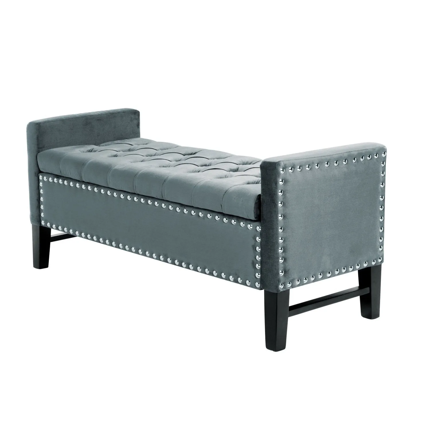 Columbus Velvet Storage Bench