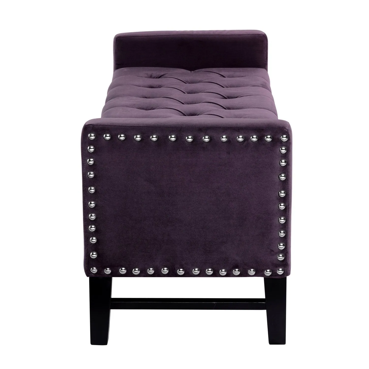 Columbus Velvet Storage Bench