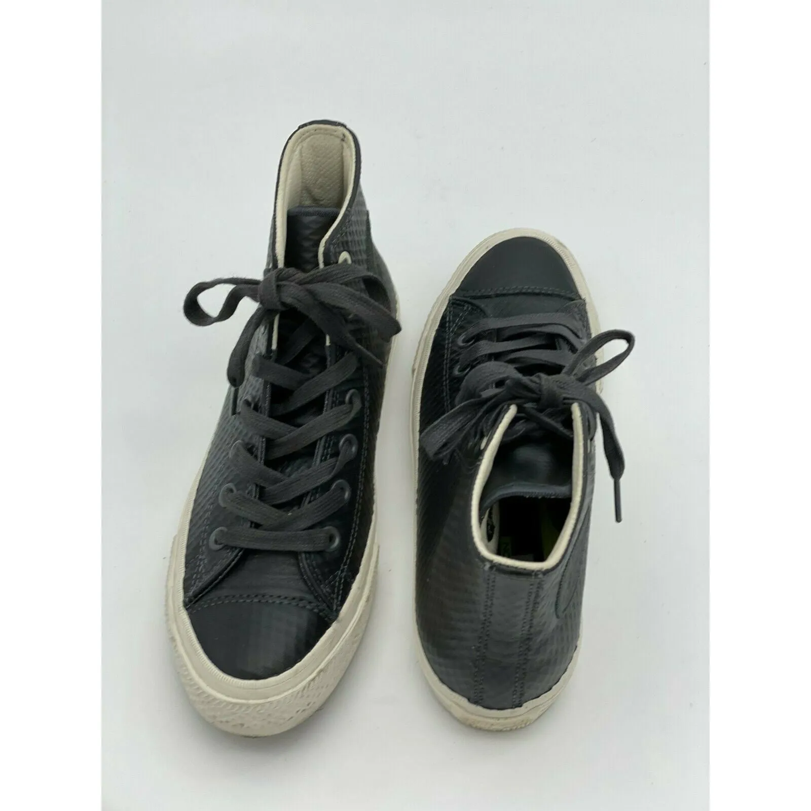 CONVERSE All-Star Chuck Taylor Black Canvas High-Top Skate Sneakers