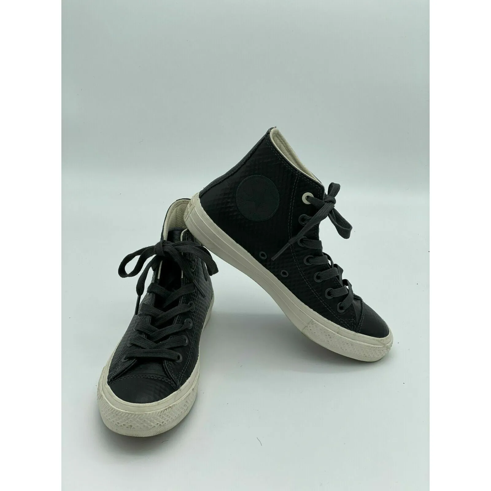 CONVERSE All-Star Chuck Taylor Black Canvas High-Top Skate Sneakers