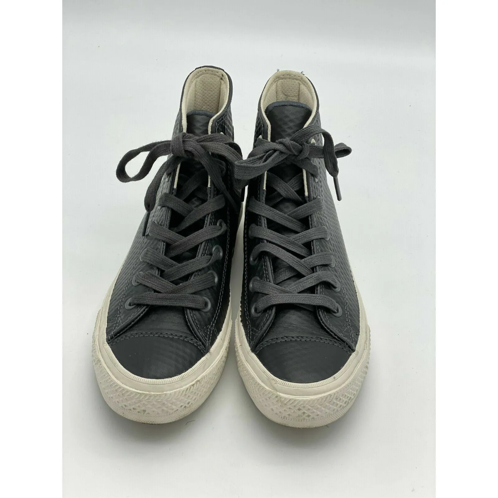 CONVERSE All-Star Chuck Taylor Black Canvas High-Top Skate Sneakers