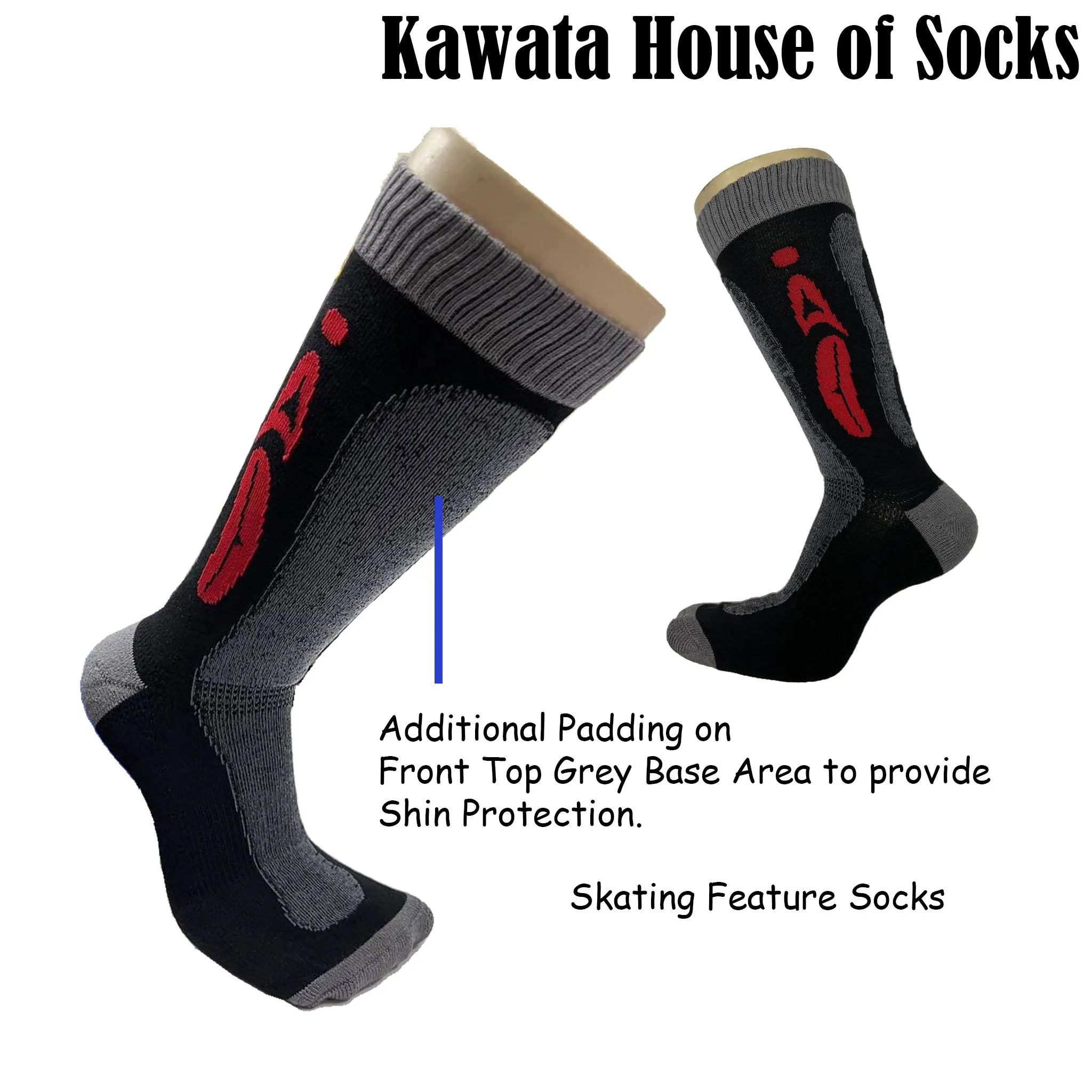 COOLMAX® Mid-Calf Sport Socks | Anti Bacterial and Anti Odour Socks | Skating Socks