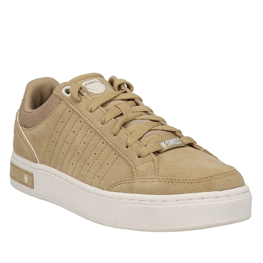 Court Block Suede Lace Up Sneakers