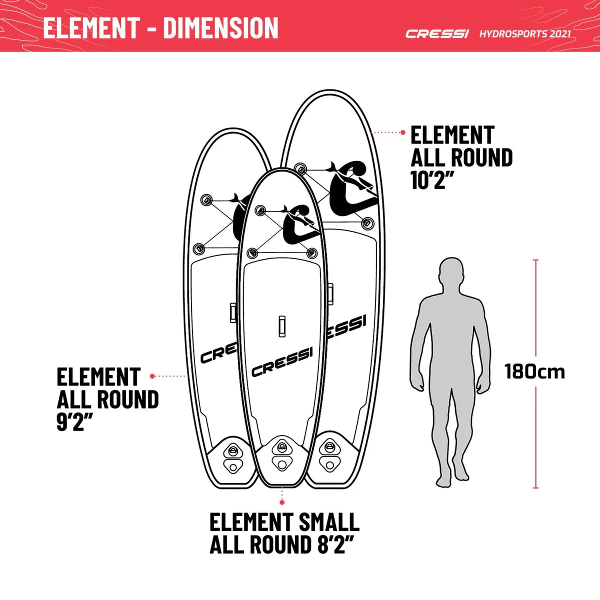 Cressi Element Isup Set