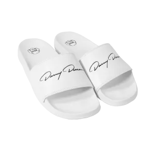 Danny Duncan White Signature Slides