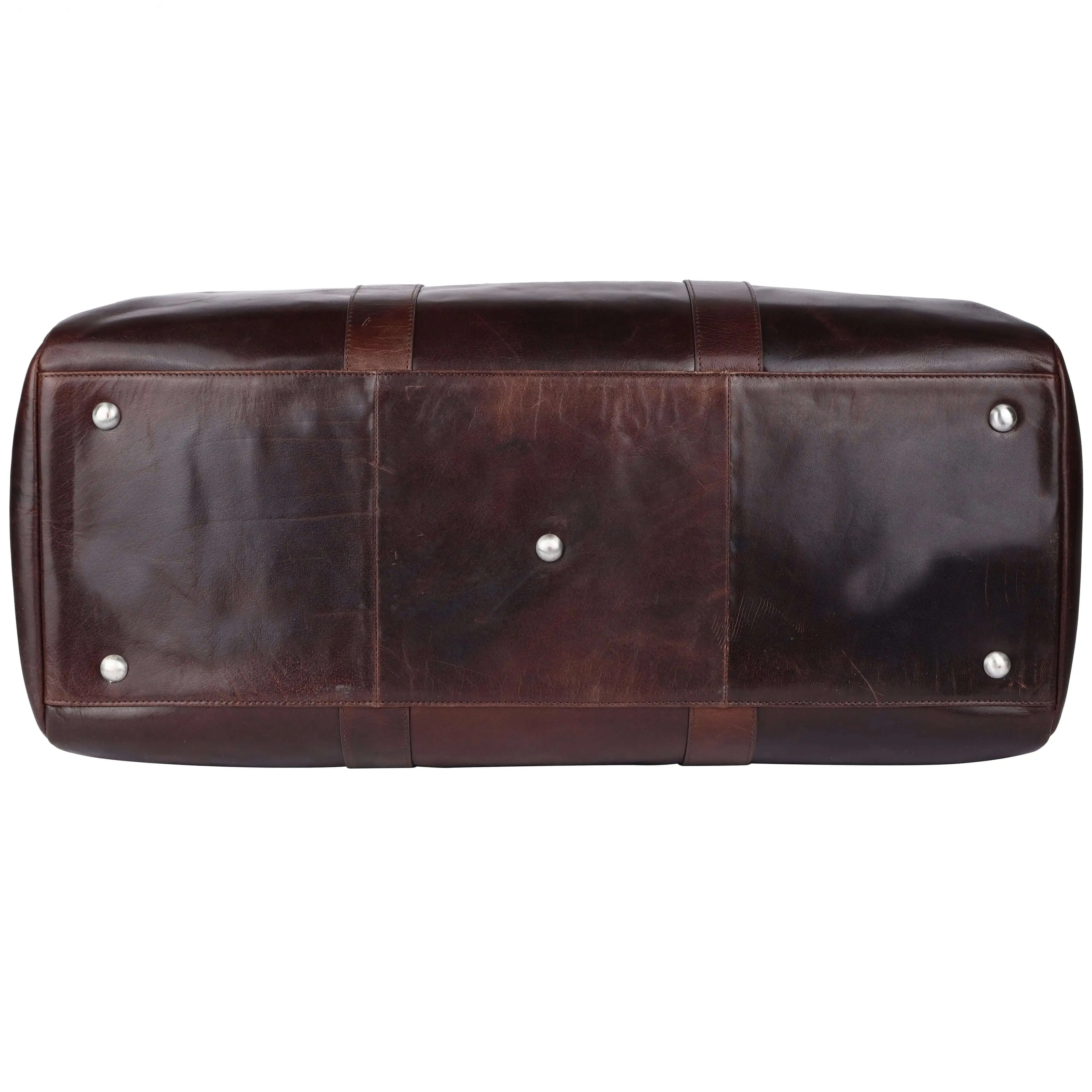 Deep Brown Travel Duffle Bag