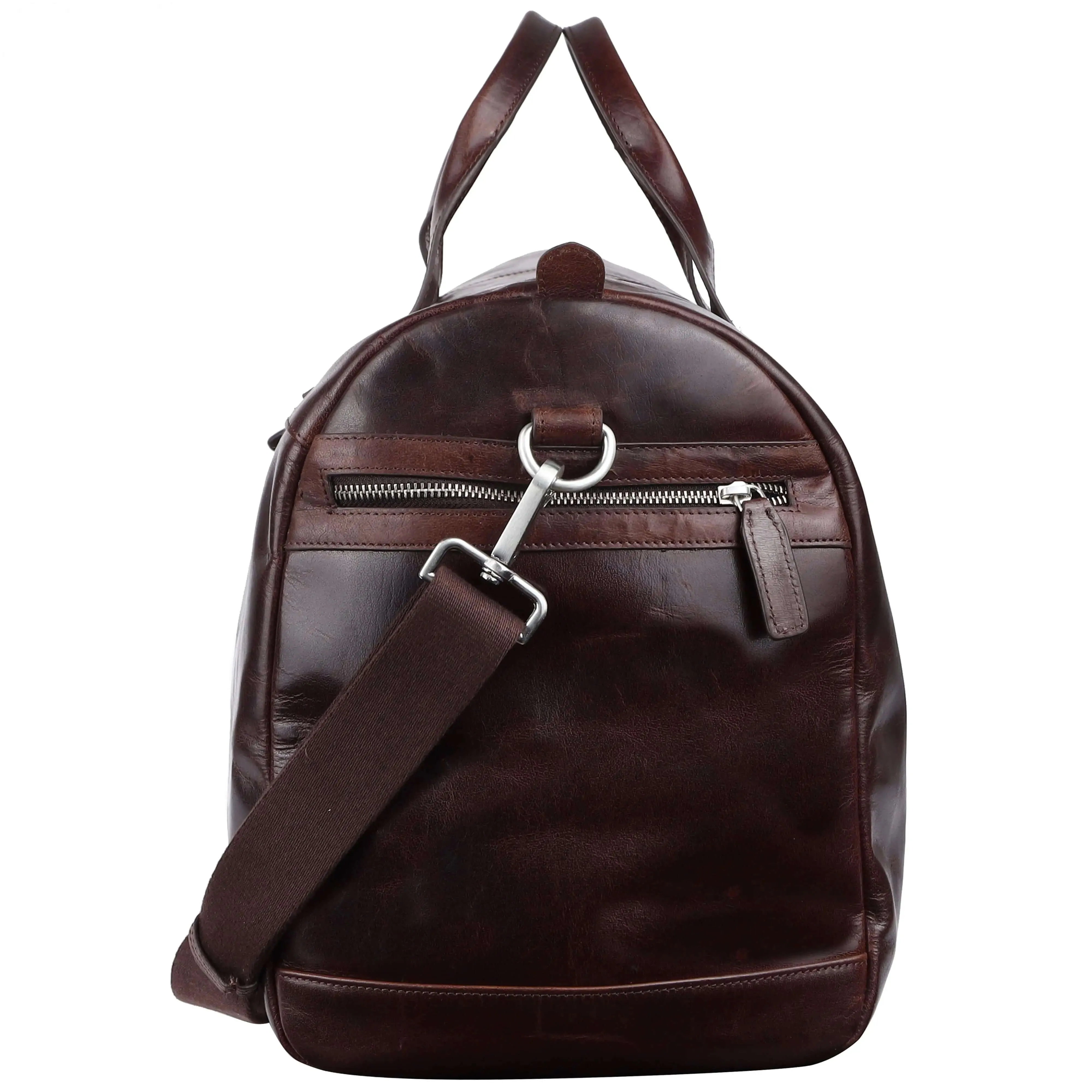 Deep Brown Travel Duffle Bag