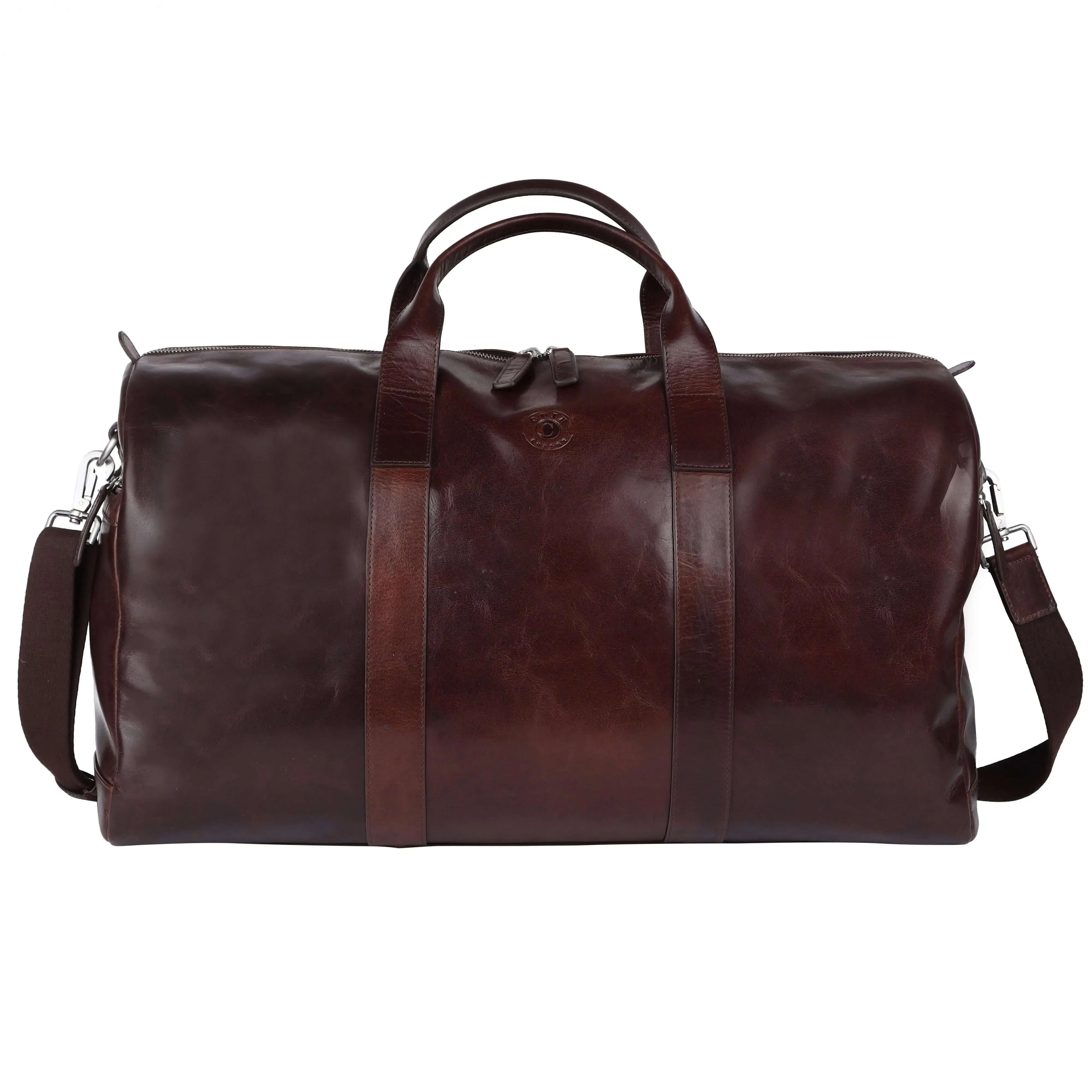 Deep Brown Travel Duffle Bag