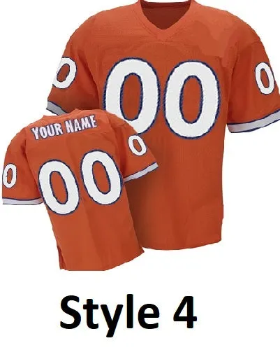 Denver Broncos Customizable Pro Style Football Jersey