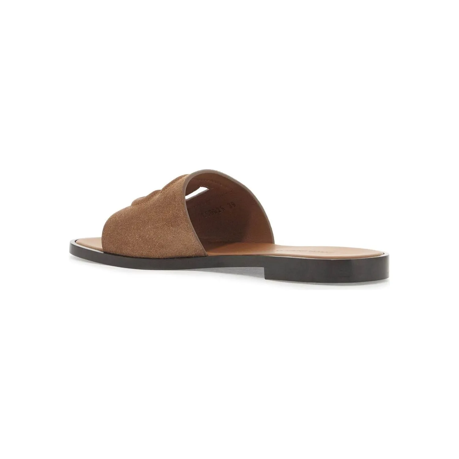 Dolce & Gabbana 'dg logo suede slides for stylish