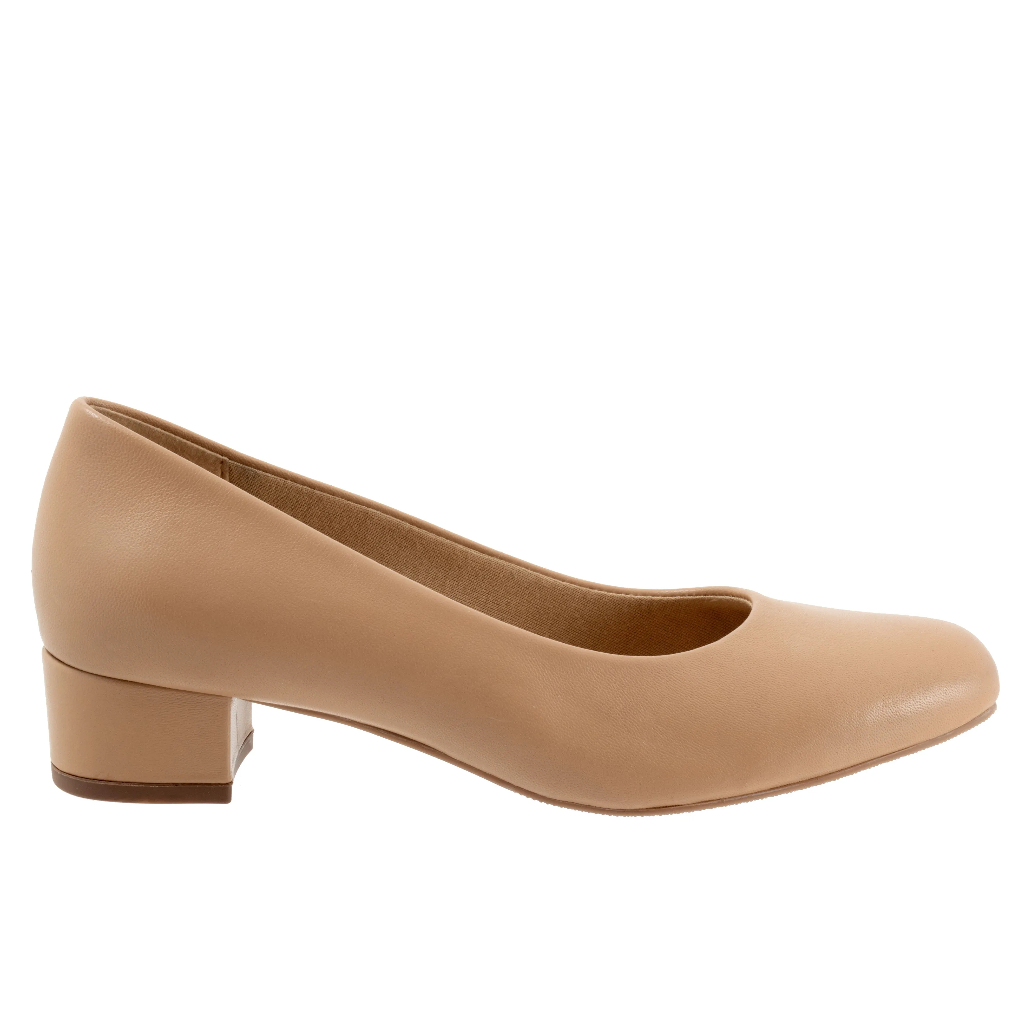 Dream Nude Low Heeled Court Shoes